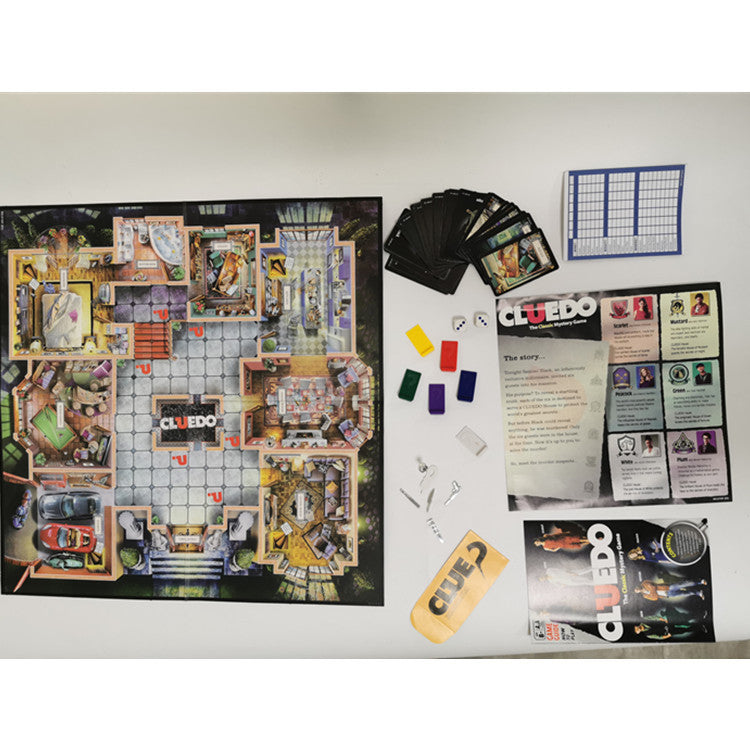Detective Card Game - English Version of Mystery Board Game