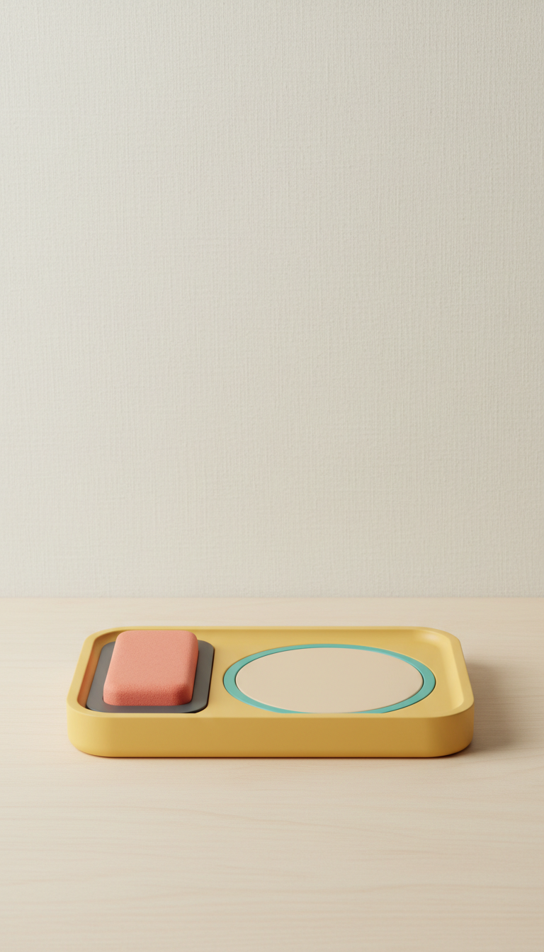 Wireless Charging Tray With Key Catch